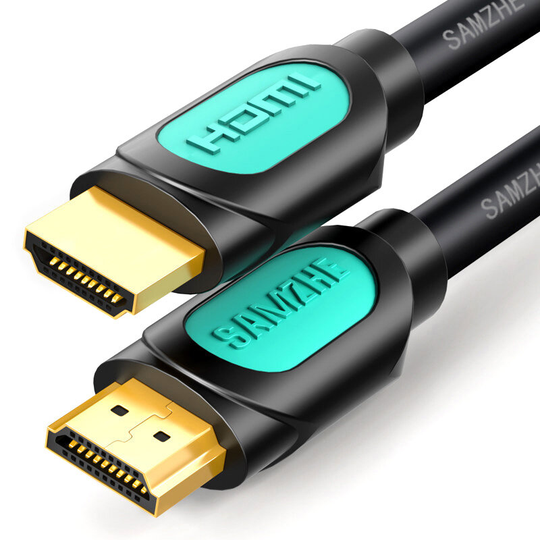 SAMZHE 4K HDMI 2.0-kabel 3D 60FPS AV-kabel Videokabel för HD TV LCD-projektor Dator Apple TV PS 3/4 TV-BOX Displayer-skä