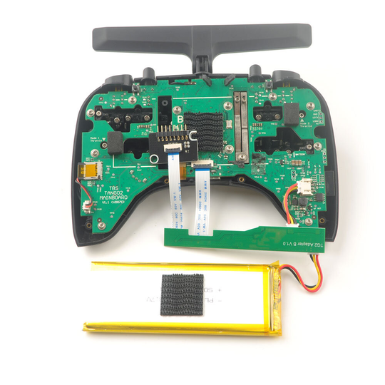 Happymodel Plug-and-Play Power Adapter AB PCB Board Support ELRS-modul 1W Utgång för TBS Tango2 Radiosändare med ES24TX