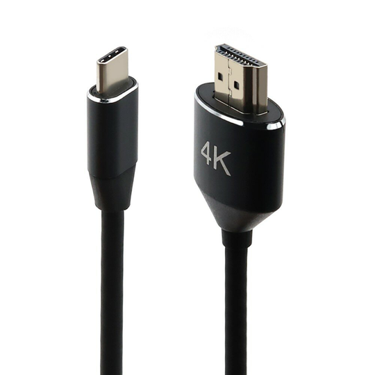 2m USB3.1 HDMI-kompatibel 4K Type C till HDMI-kompatibel HD-videokabeladapter för Huawei MacBook Pro usb c-kabel