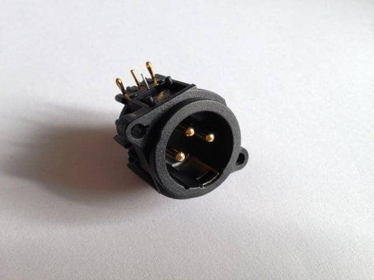 XLR Jack MC-915G, kpl