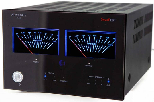 Advance Acoustics BX-1 päätevahvistin, musta