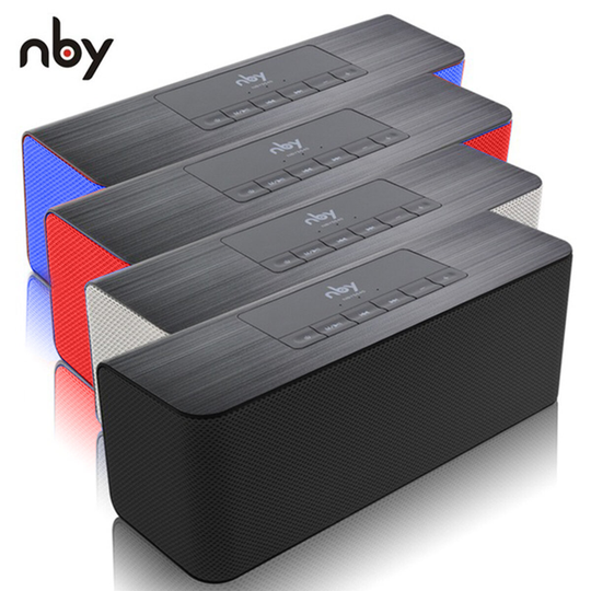 NBY 10W trådlös HiFi bluetooth-högtalare Bass stereo subwoofer AUX TF FM USB