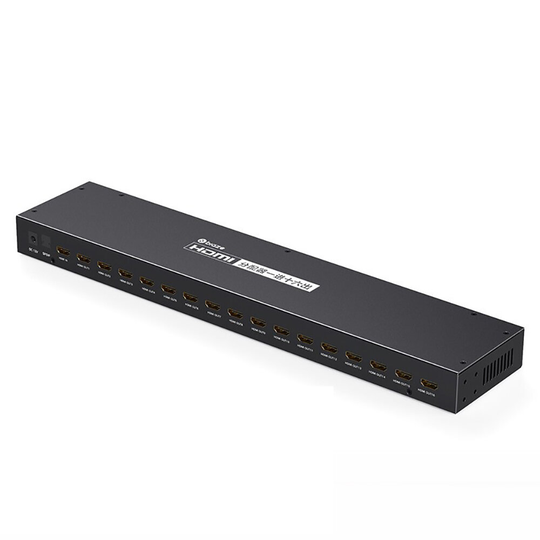 BIAZE ZH119 1 in 16 out HDMI-kompatibilitet Splitter 4K/30Hz Upplösning 5V Strömförsörjning för Mac Windows PC Laptop