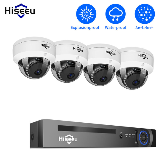 5MP CCTV Utomhusövervakning Säkerhet IP POE-kamerasystemsats Hemvägsövervakning 10CH 4K NVR-videobandspelare