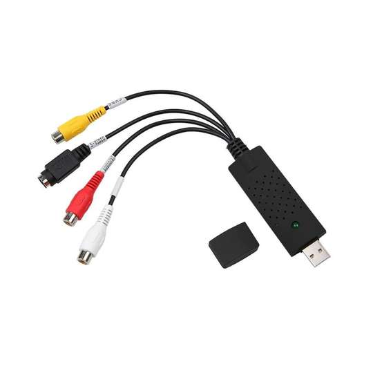 Adapteri USB-liitäntään RCA:lle ja S-Videolle