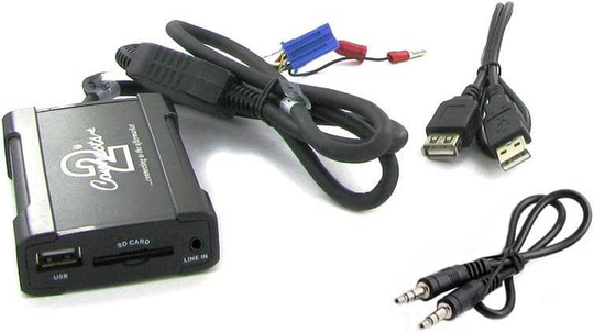 Renault autokohtainen USB AUX 3.5mm adapteri, CTARNUSB003