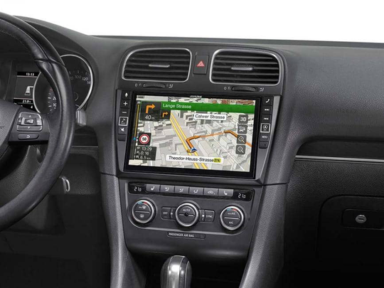 Alpine X902D-G6 2DIN soitin navilla, VW Golf VI