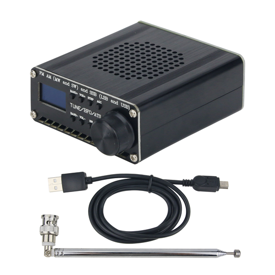 SI4732 All Band Radio FM AM (MW och SW) och SSB (LSB och USB) med antenn litiumbatterihögtalare