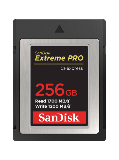 Sandisk extreme pro 256gb cfexpress type b -muistikortti