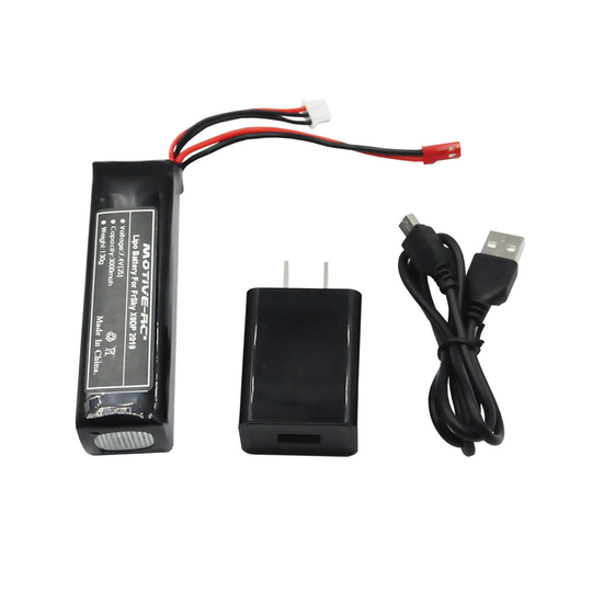 Uppladdningssats för batteriladdare med 7,4V 3000mAh Lipo-batteri för FrSky Taranis X9D Plus / SE 2019 radiosändare