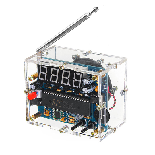 TEA5767 DC 4.5V-5.5V Mini Digital FM Radio 87MHZ-108MHZ 2W 8ohm Högtalare Elektronik