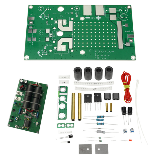 180W HF linjär högfrekvent RF effektförstärkardelar Amatörradio DIY Kit