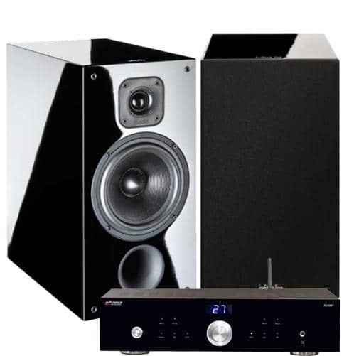 Indiana Line Diva 262 + Advance Acoustics X-i50BT stereopaketti, musta