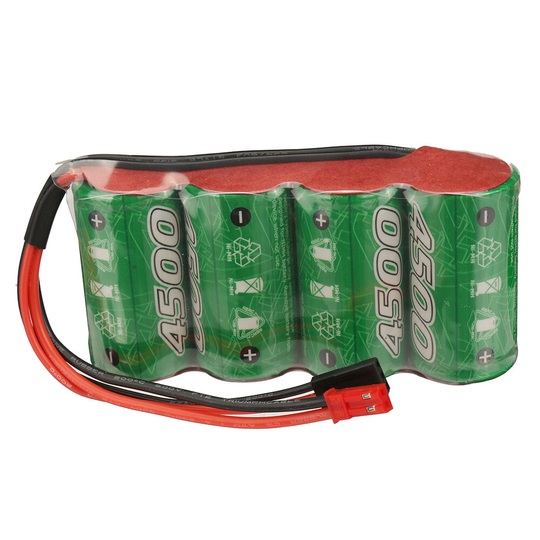 Gens ACE 4,8V 4500mAh NiMH batteri JST Futaba Pluggg för RC Radiosändare Mottagare Servo TX
