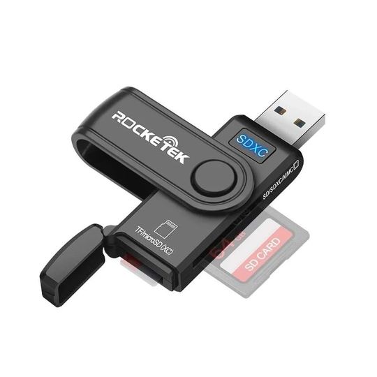 USB 3.0 Muistikortinlukija - 2-in-1