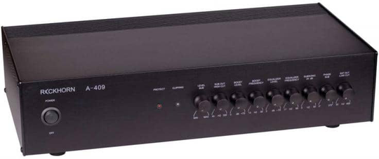 Reckhorn A-409 subwoofervahvistin, musta