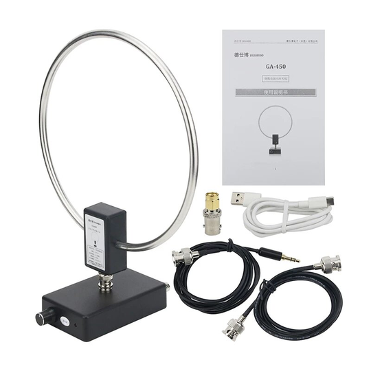 GA-450 GA450 loopantenn SDR kort medelvågig radioantenn SW 2,30-30MHz MW 522-1710KHz