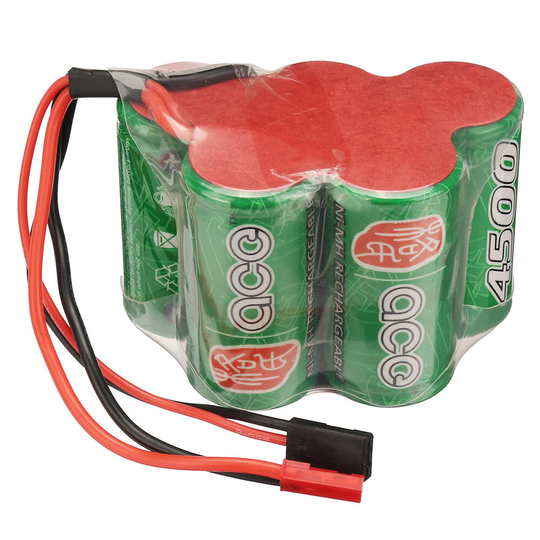 Gens ACE 6V 4500mAh NiMH batteri JST Futaba Pluggg för RC Radiosändare Mottagare Servo TX