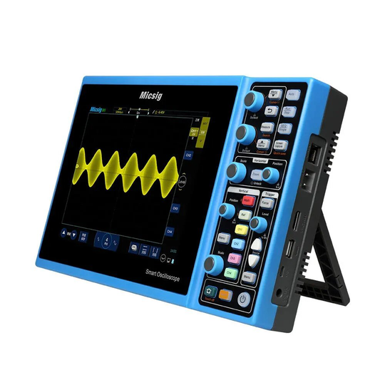 Micsig STO1102C Digitalt Smart Oscilloskop 100MHz 2CH Handhållet Oscilloskop Automotive Scopemeter Oscilloskop