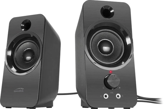 SpeedLink DAROC Stereo Kaiuttimet, Musta