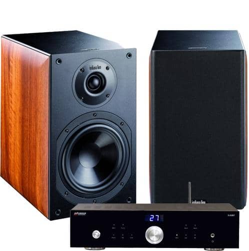 Indiana Line NotaX 260 + Advance Acoustics X-i50BT stereopaketti, pähkinä