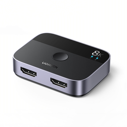 UGREEN HDMI Splitter 8K 60Hz 4K 120Hz 2 in 1 out för TV Xiaomi Xbox SeriesX PS5/4 HDMI Kabel Monitor Projektor HDMI 2.1