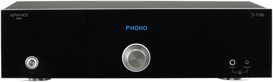 Advance Acoustics X-P500 esivahvistin, D/A-muunnin, kuulokevahvistin, musta