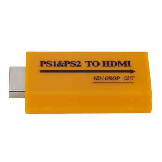 PS1 PS2 till HDMI-adapteradapter 1080P USB-kabel för utgång för Sony PS1 PS2 spelkonsol