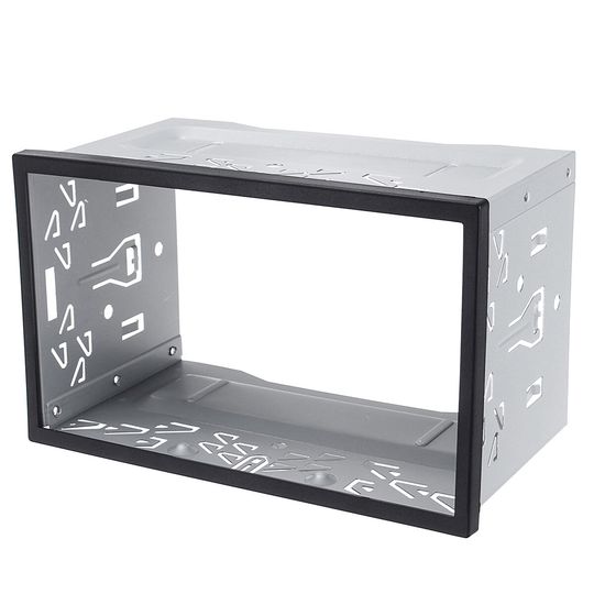 Universal 7 tums 2 Din Radio Fascia Dash Panel Mount Trim Metal Frame för bilstereo DVD-spelare