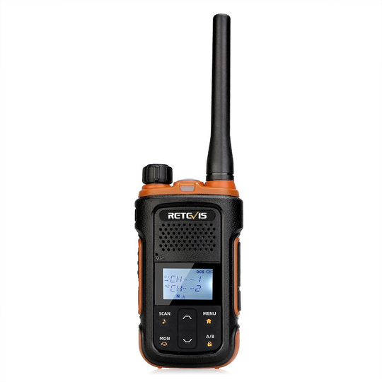 Retevis RB27B / RB627B 22CH / 16CH FRS / PMR Fri licens Handhållen tvåvägsradio med stor ficklampa