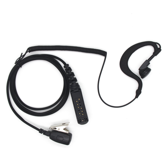 PTT MIC G-form hörlurar för Sepura STP8000 Walkie Talkie Ham Radio Hf-sändtagare Handy C1035A