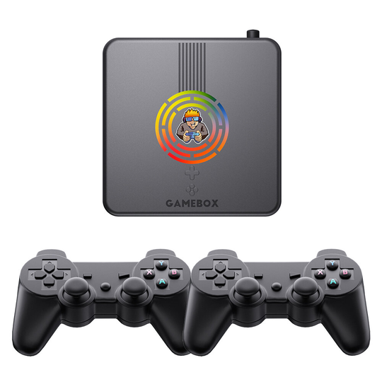 X9 Retro 64GB 9000 Spel TV Spelkonsol för PSP N64 PS1 GB NAOMI NDS med 2,4G trådlös Gamepad TV Videospelsspelare HD Out
