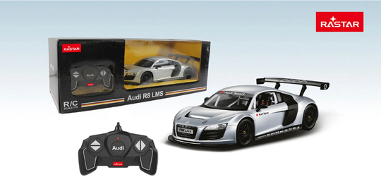 Rastar Audi R8 Kauko-Ohjattava Auto, Hopea
