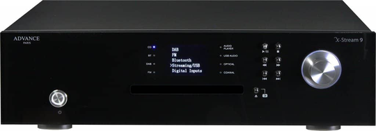 Advance Acoustics X-Stream9 verkkosoitin + CD-soitin + esivahvistin