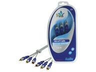 3 x RCA uros 3 x RCA uros johto 1,5 m